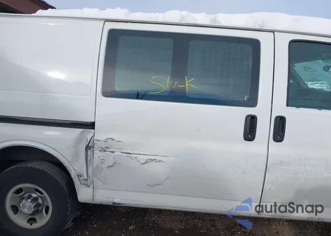 2012 Chevrolet Express 2500 Work Van from USA, damaged, VIN 1GCWGFCAXC1199599